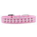 Unconditional Love Sprinkles Pearl & Bright Pink Crystals Dog CollarLight Pink Size 16 UN919901